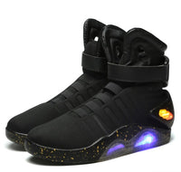 Back To The Future Marty McFly Sneakers Shoes LED Light Glow