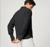 Stripes Pile Blouse Casual Solid Color