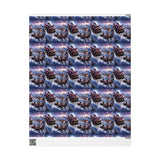 Festive Santa Sleigh Wrapping Paper | Christmas Gift Wrap