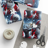 Festive Santa Wrapping Paper Roll - Christmas Gift Wrap for Holiday Cheer
