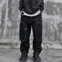 Men's washed Baggy jeans