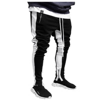 Large Size Men's Zip-up Sports Trousers