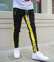 Large Size Men's Zip-up Sports Trousers