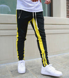 Large Size Men's Zip-up Sports Trousers