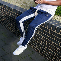 Large Size Men's Zip-up Sports Trousers