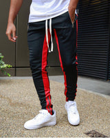 Large Size Men's Zip-up Sports Trousers