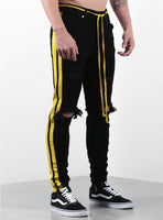 Men's jeans Yellow Stripes