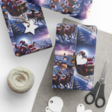Festive Santa Sleigh Wrapping Paper | Christmas Gift Wrap
