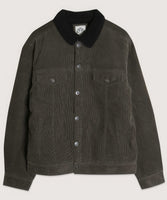 Casual Corduroy Lined Trucker Jacket