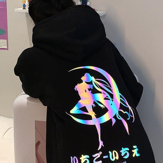 Women Hooded Sailor-Moon Reflective