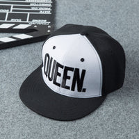 KING & QUEEN Baseball Caps (sold as separate units)