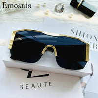 Oversized Square Sunglasses 
 One Piece Vintage Male Sun Glasses Top