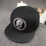 Metal skull Adjustable Snapback