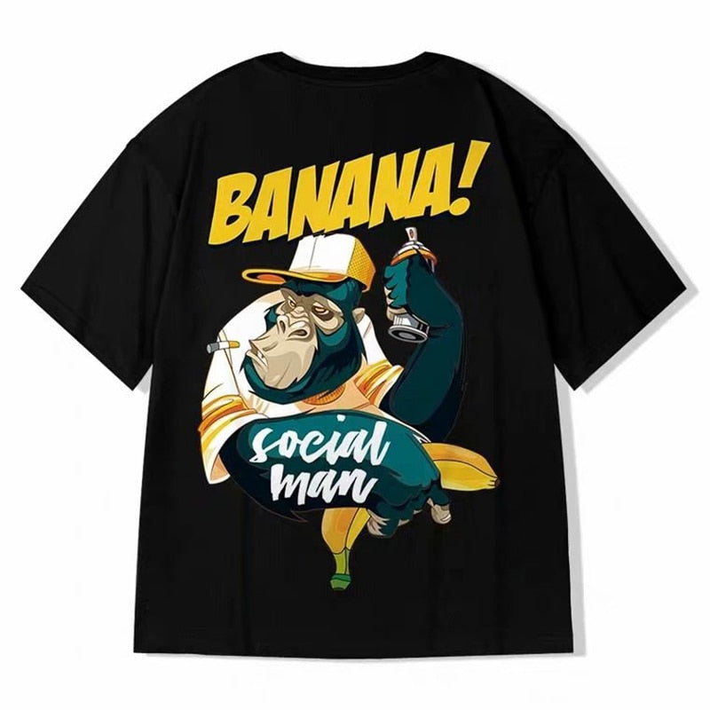 Hip Hop Mens Cotton T-shirt Fashion Loose (different design)