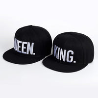 KING & QUEEN Baseball Caps (sold as separate units)