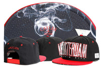 Embroidered Flat Brim Snapback