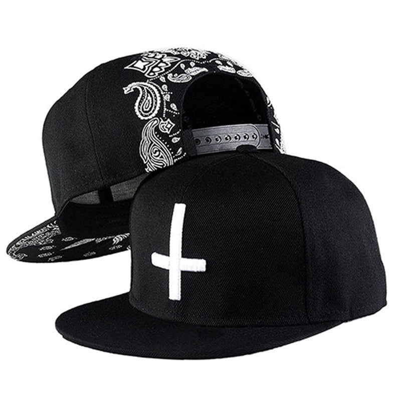 Snapback Summer Spring Acrylic Black Baseball Cap F