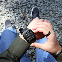 BAOGELA Skull Quartz Men Watches Military Silicone Brand