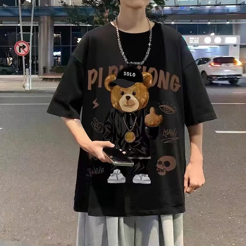 Bear Tshirts Outfit Shorts (2 Piece Set)
