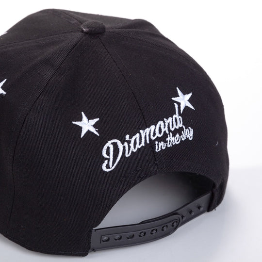Snapback Summer Spring Acrylic Black Baseball Cap F