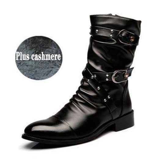 Black Punk Rock Boot