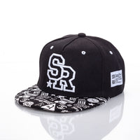 Snapback Summer Spring Acrylic Black Baseball Cap F