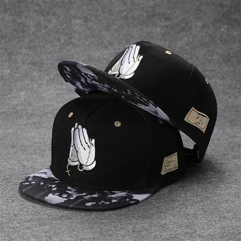 Snapback Summer Spring Acrylic Black Baseball Cap F