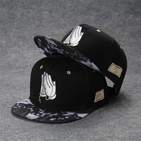 Snapback Summer Spring Acrylic Black Baseball Cap F