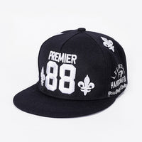 Snapback Summer Spring Acrylic Black Baseball Cap F