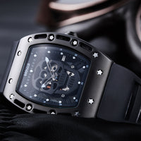 BAOGELA Skull Quartz Men Watches Military Silicone Brand