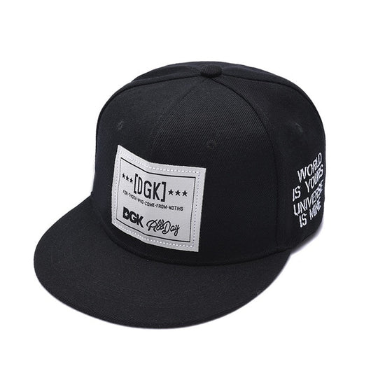 Snapback Summer Spring Acrylic Black Baseball Cap F