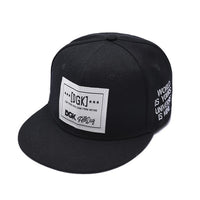 Snapback Summer Spring Acrylic Black Baseball Cap F