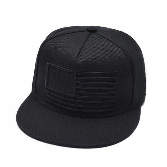 Snapback Summer Spring Acrylic Black Baseball Cap F