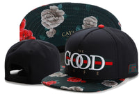 Embroidered Flat Brim Snapback