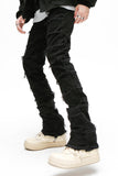 Heavy Industry Hole Frayed Destruction Straight Jeans