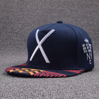 Snapback Summer Spring Acrylic Black Baseball Cap F
