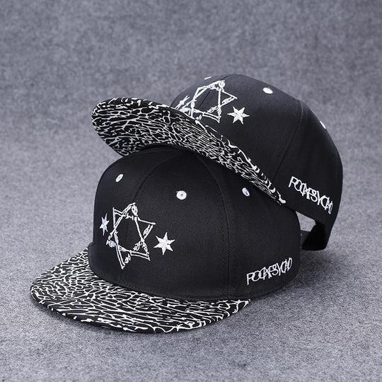 Snapback Summer Spring Acrylic Black Baseball Cap F