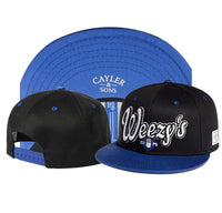 Embroidered Flat Brim Snapback