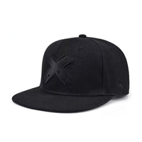 Snapback Summer Spring Acrylic Black Baseball Cap F