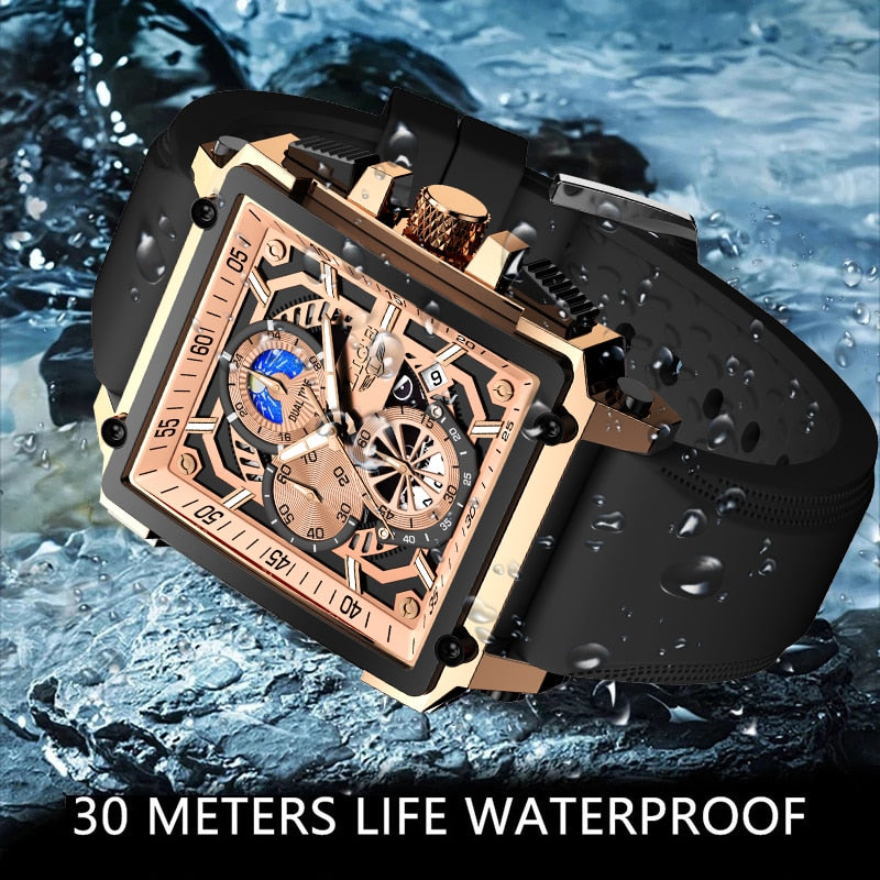 LIGE Fashion Chronograph Men Watch