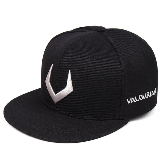 Snapback Summer Spring Acrylic Black Baseball Cap F