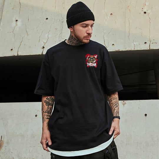 Hip Hop Mens Cotton T-shirt Fashion Loose (different design)