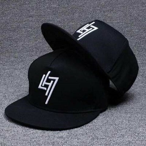 Snapback Summer Spring Acrylic Black Baseball Cap F