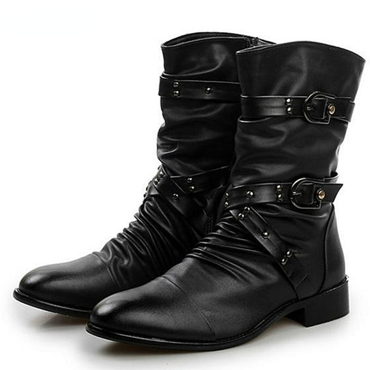 Black Punk Rock Boot