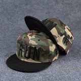 Snapback Summer Spring Acrylic Black Baseball Cap F