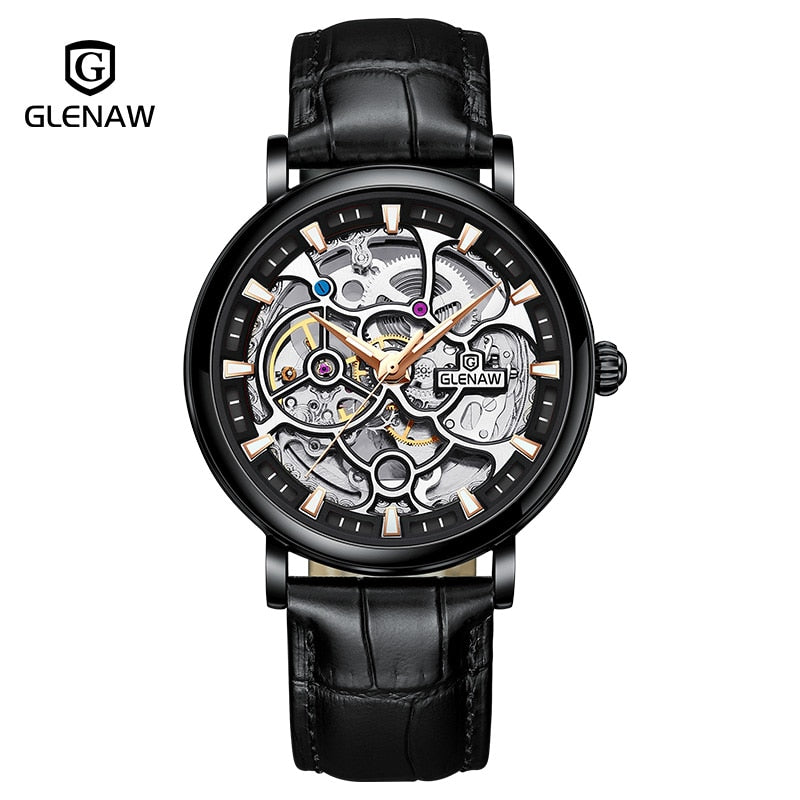 2023GLENAW Fashion Exquisite Automatic Mechanical Movemen