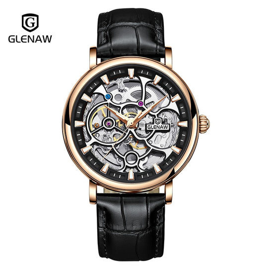 2023GLENAW Fashion Exquisite Automatic Mechanical Movemen
