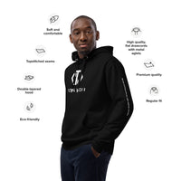 Eco Hoodie Total Noir