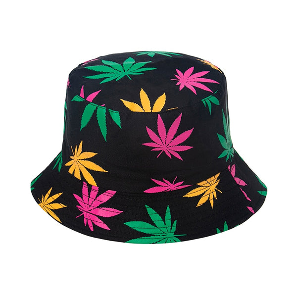 FOXMOTHER New Punk Weed Fisherman Bucket Hat