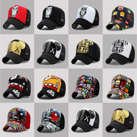 Sun Hat Cool Hiphop Punk Rock Truck Cap